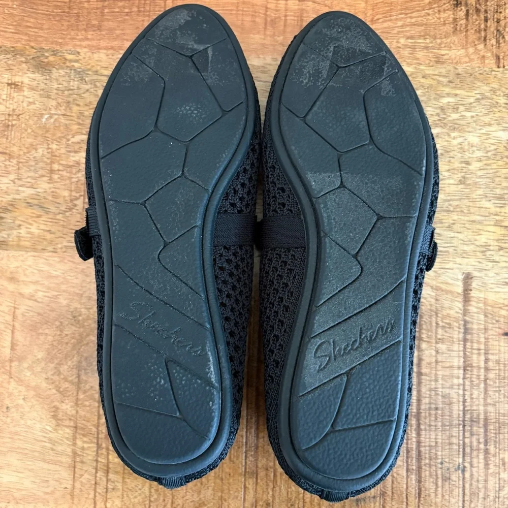 Skechers Cleo 2.0 Mary Jane Shoes Women’s Size 6.5M Black EUC - Picture 5 of 12